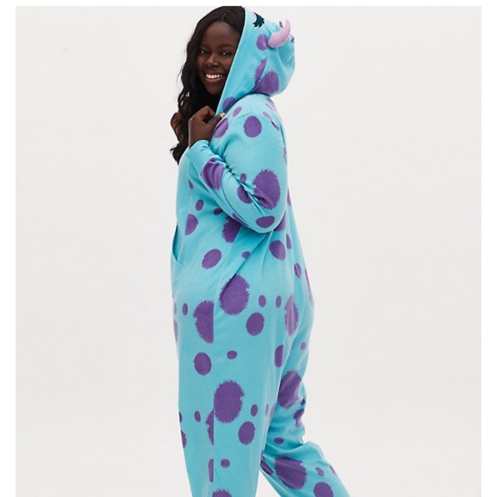 Monsters inc sulley fleece onesie